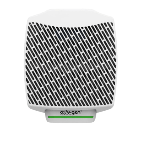 Air Freshener Dispenser, Oxygen Pro, White, 117mm x 140mm x 103mm - NZ Packaging