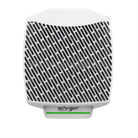 Air Freshener Dispenser, Oxygen Pro, White, 117mm x 140mm x 103mm - NZ Packaging