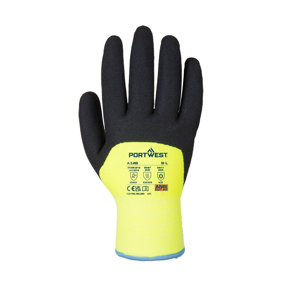 Arctic Winter Glove, Yellow - NZ Packaging