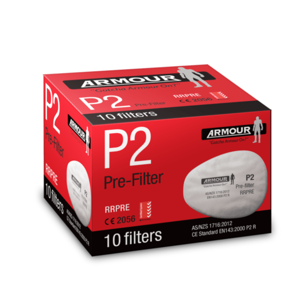 Armour Prefilter - P2 (Box) (10) - NZ Packaging