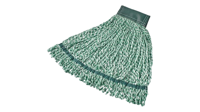 Rubbermaid Microfibre Tube Mop, 5" Headband, Green