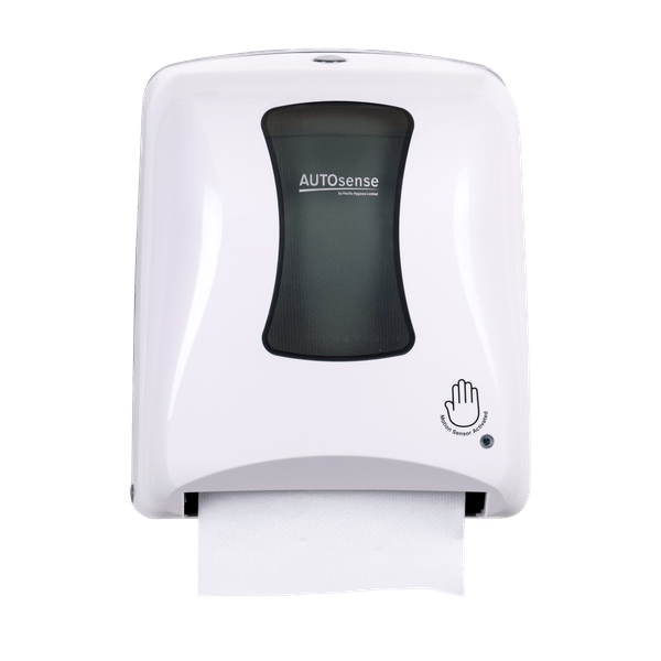 Auto Sense Dispenser White - NZ Packaging