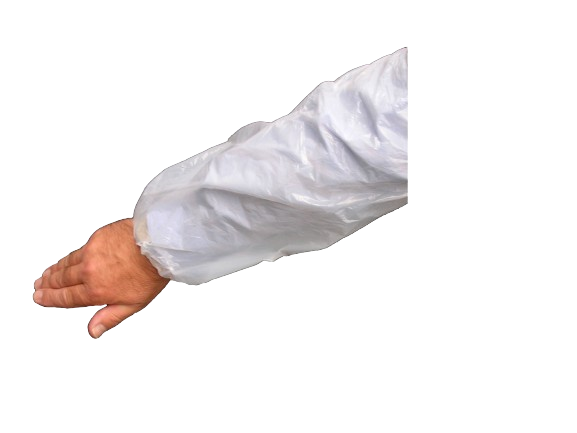 OverSleeve White PE Waterproof 420 x 220mm (100)