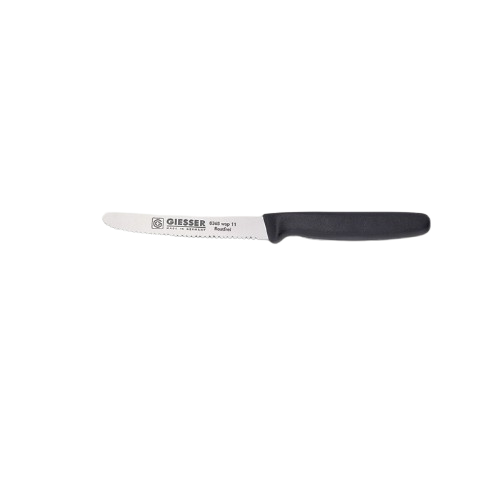 Knife, Giesser, Tomato Wavy, 11cm, BLK