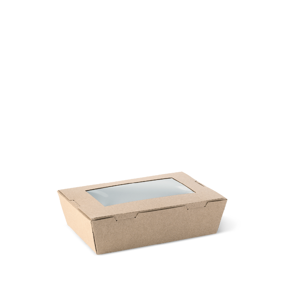 Detpak Brown Extra Small Window Lunch Box (400Ml) (200)