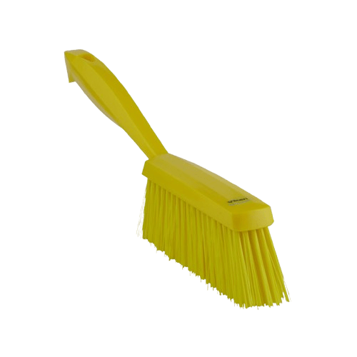 Bannister Brush, Yellow, 110mm X 330mm X 35mm, Medium Bristles - NZ Packaging