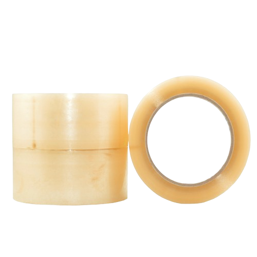 Premium Vinyl Rubber Packaging Tape, Clear, 48mm x 100m