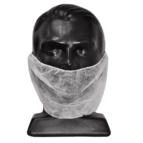 Beard Cover, Single Loop, White (1000) - NZ Packaging