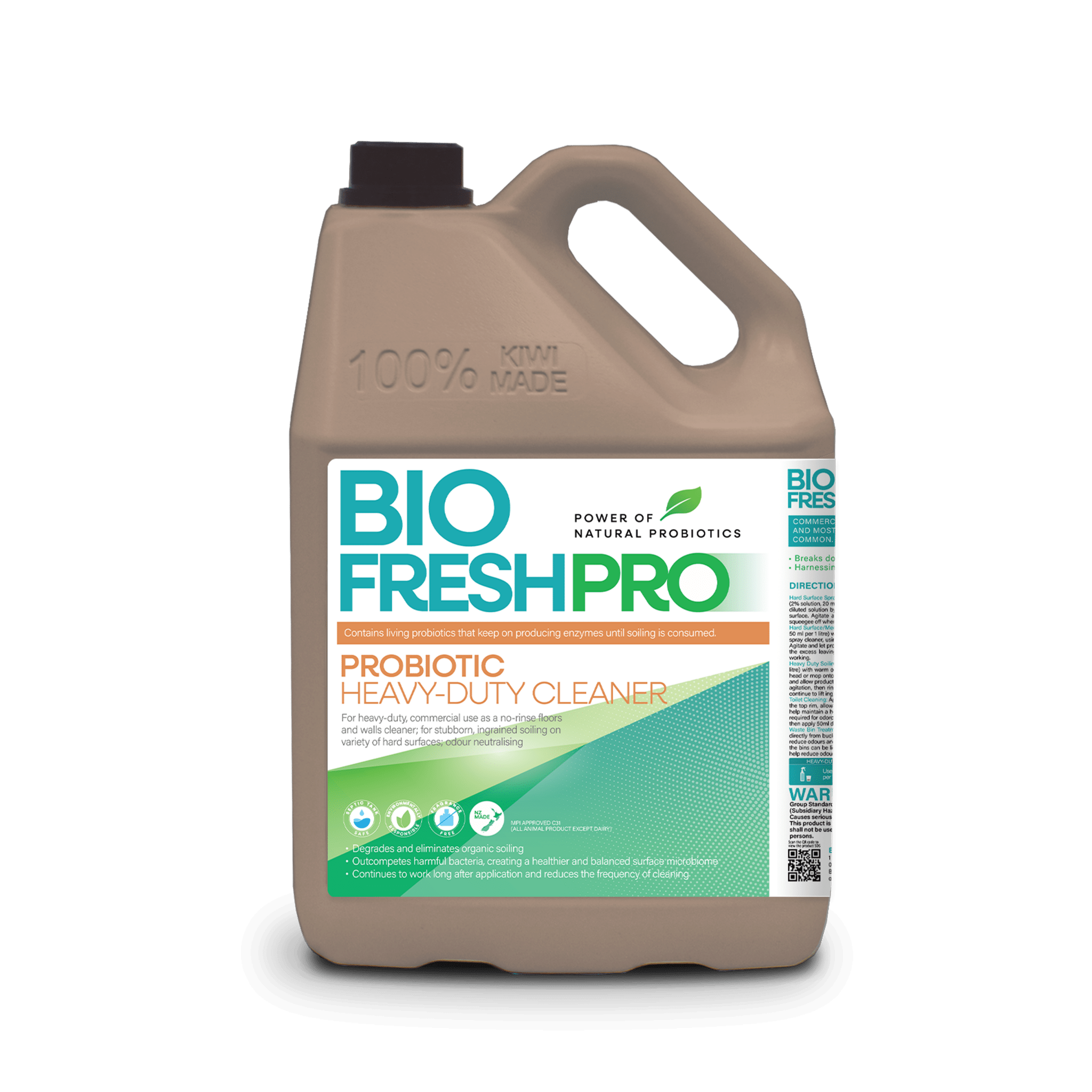 Bio-Fresh Pro Probiotic Heavy-Duty Cleaner 5L - NZ Packaging