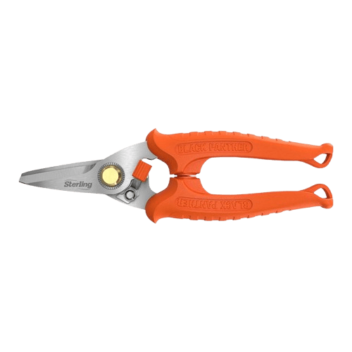 Black Panther Round Point Snips, 185mm - NZ Packaging
