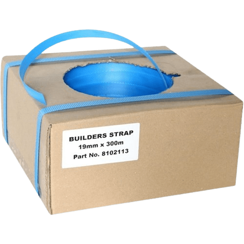 Builders Pack Strap, Blue, 19mm X 300m Embossed - NZ Packaging