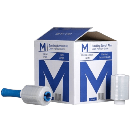 Bundling Film, Clear, 100mm X 150m, 23mu (18) - NZ Packaging