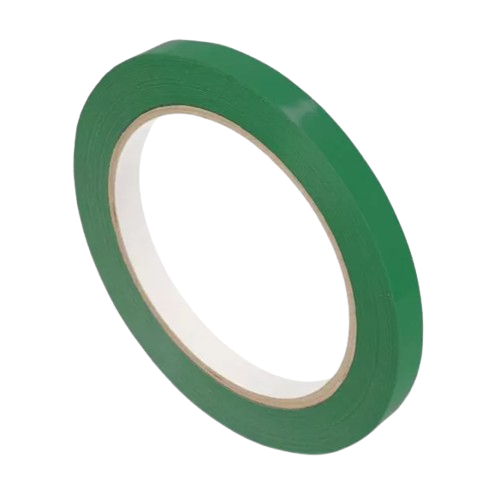 Neck Bag Tape, uPVC, Green, 9mm X 66m