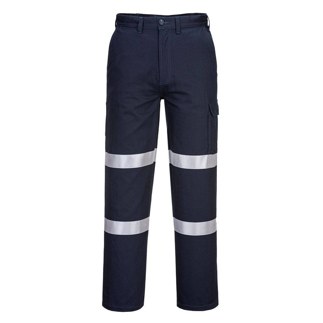 Cargo Pants with Double Tape, Navy - NZ Packaging