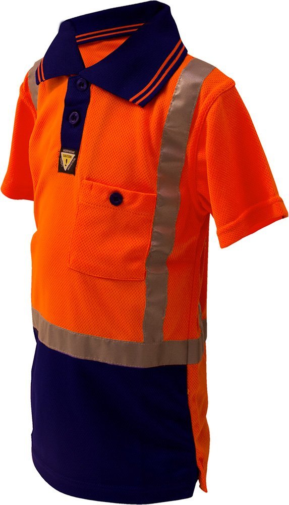 Caution Children's Micro Fibre Polo - NZ Packaging