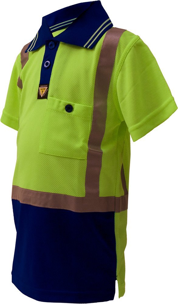 Caution Children's Micro Fibre Polo - NZ Packaging