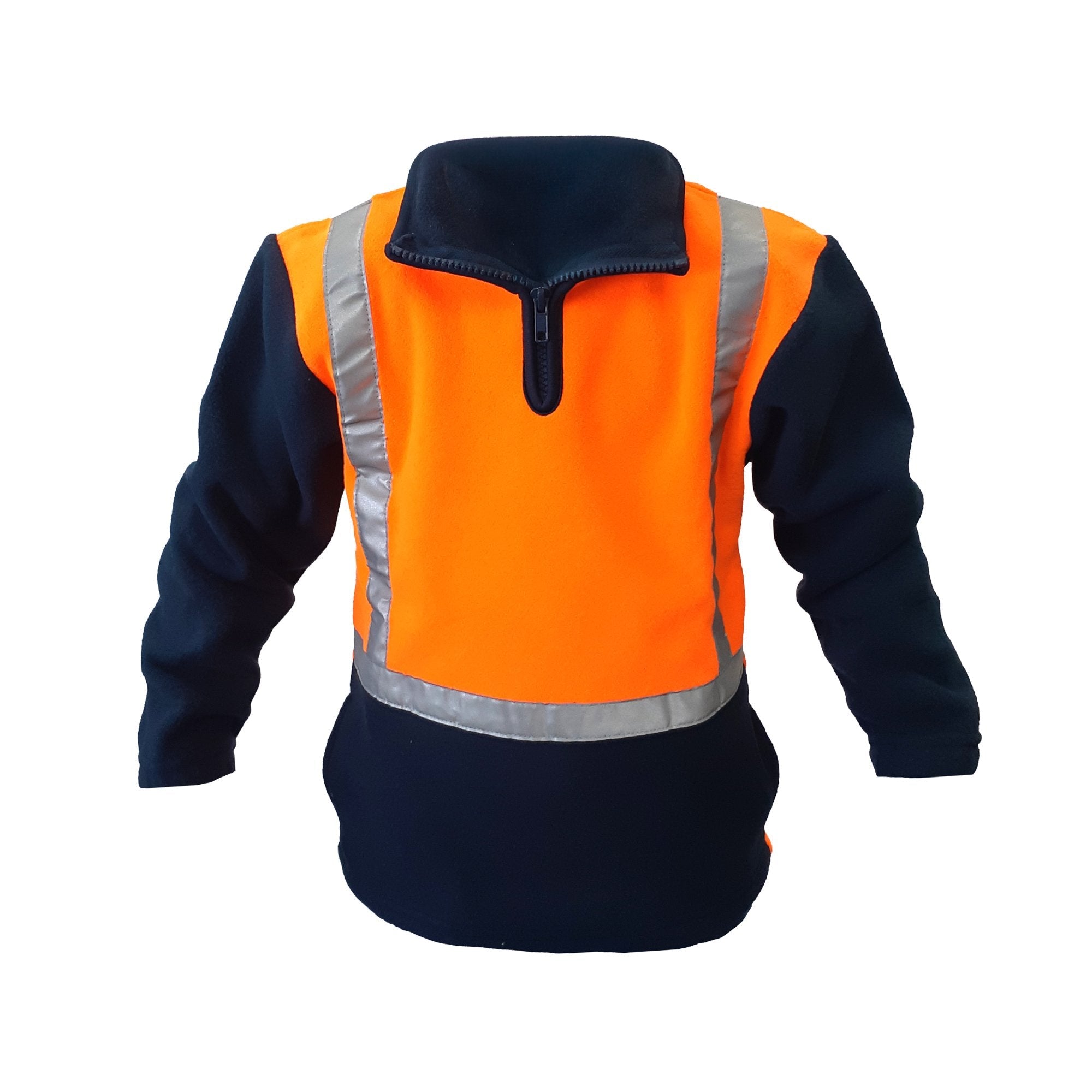 Caution Childrens Polar Fleece 1/2 Zip Tunic - NZ Packaging