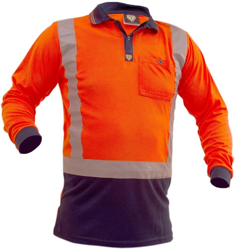Caution D/N L/S Micro Fibre Polo - NZ Packaging