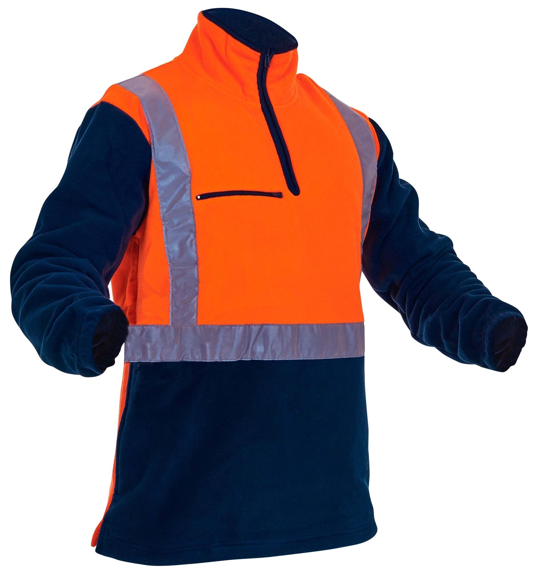 Caution D/N Polar Fleece 1/2 Zip Tunic - 380gm - NZ Packaging