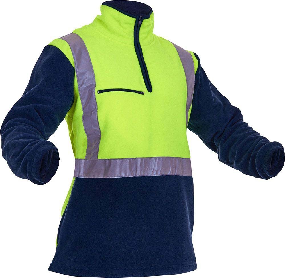 Caution D/N Polar Fleece 1/2 Zip Tunic - 380gm - NZ Packaging