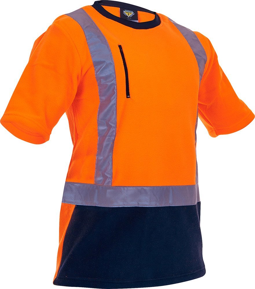 Caution D/N Polar Fleece T-Shirt - 280gm - NZ Packaging