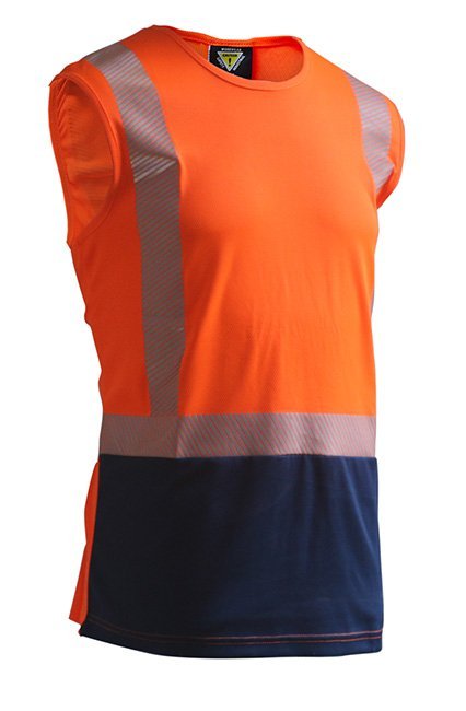 Caution D/N Segmented Tape Micro Fibre Singlet - NZ Packaging