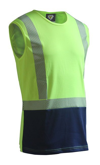 Caution D/N Segmented Tape Micro Fibre Singlet - NZ Packaging