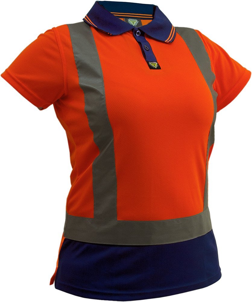 Caution D/N Women's Micro Fibre Polo - NZ Packaging