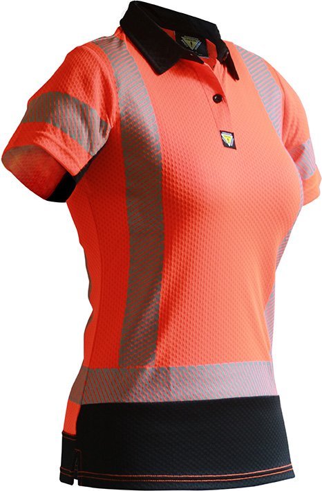 Caution D/N Women's Microvent Polo - NZ Packaging