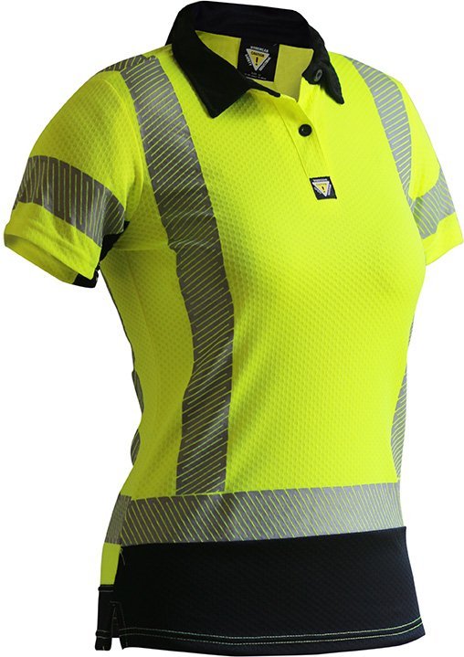 Caution D/N Women's Microvent Polo - NZ Packaging