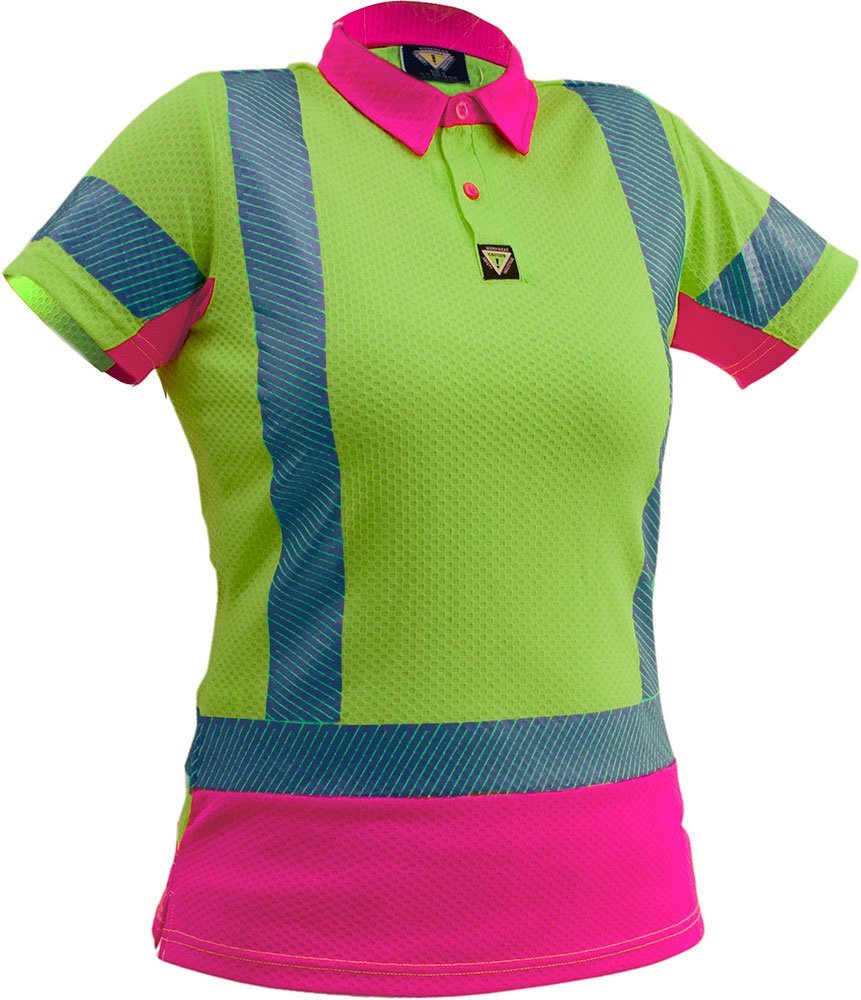 Caution D/N Women's Microvent Polo - NZ Packaging