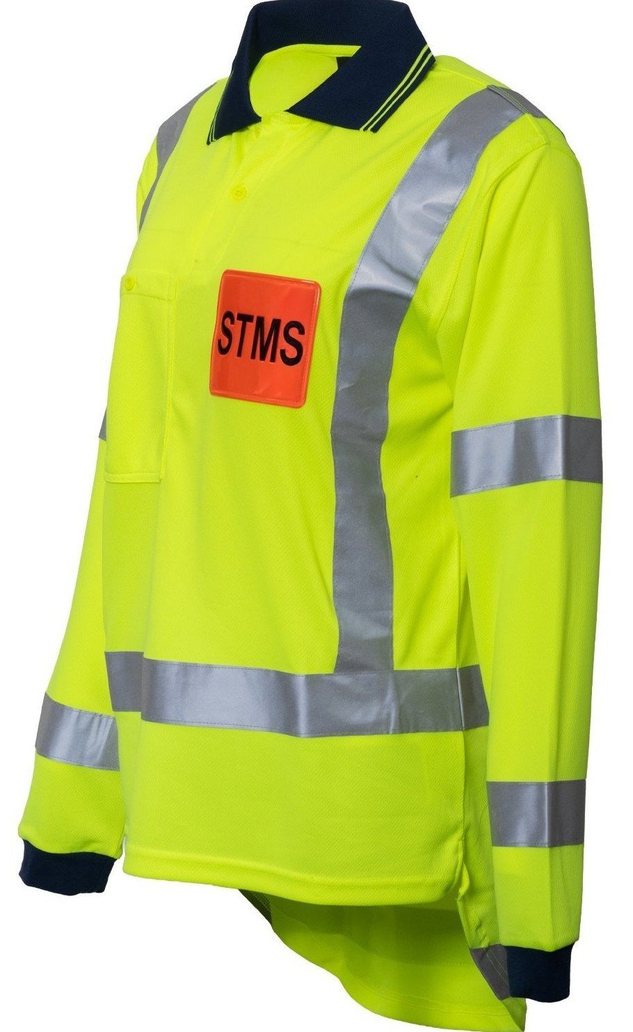 Caution L/S Stms Micro Fibre Polo - NZ Packaging