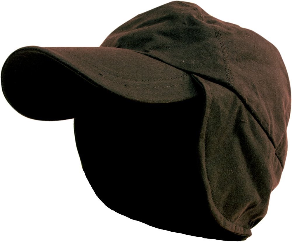 Caution Oilskin Cap With Flap - NZ Packaging