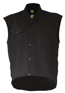 Caution Oilskin Sleeveless Vest - NZ Packaging