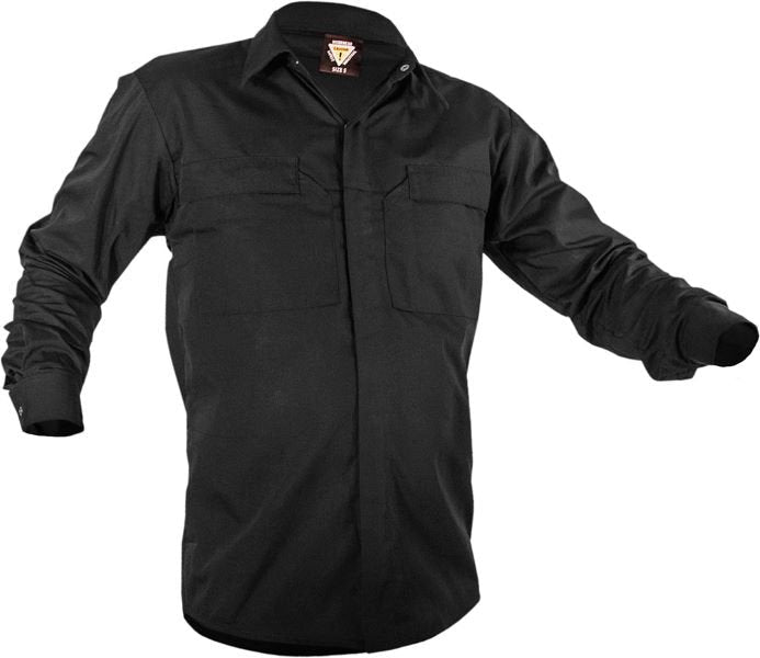 Caution Poly Cotton Long Sleeve Shirt - NZ Packaging