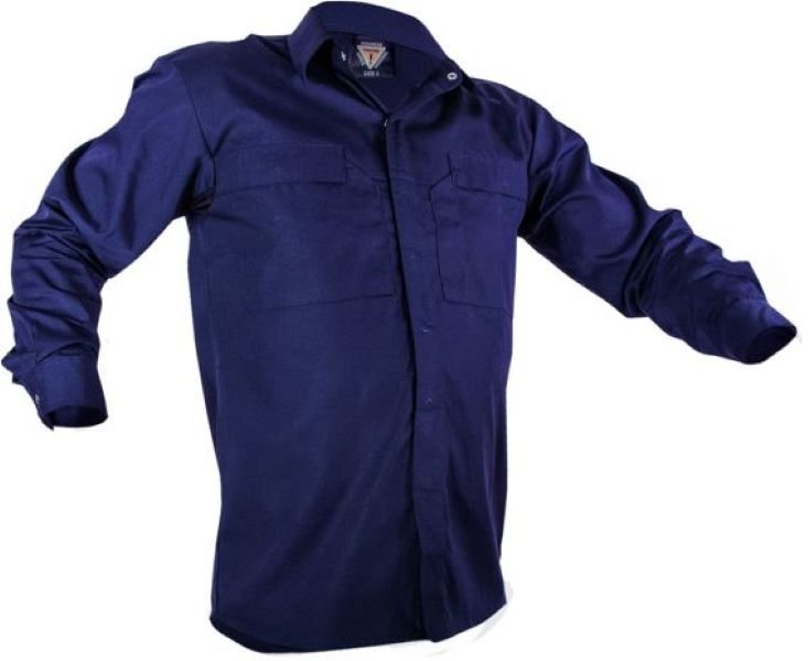 Caution Poly Cotton Long Sleeve Shirt - NZ Packaging