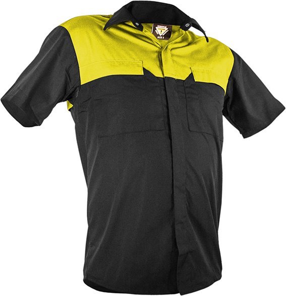 Caution Poly Cotton Short Sleeve Shirt - NZ Packaging