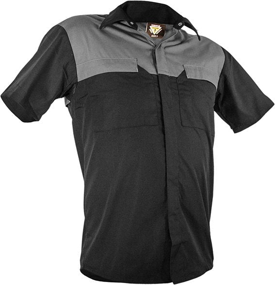 Caution Poly Cotton Short Sleeve Shirt - NZ Packaging