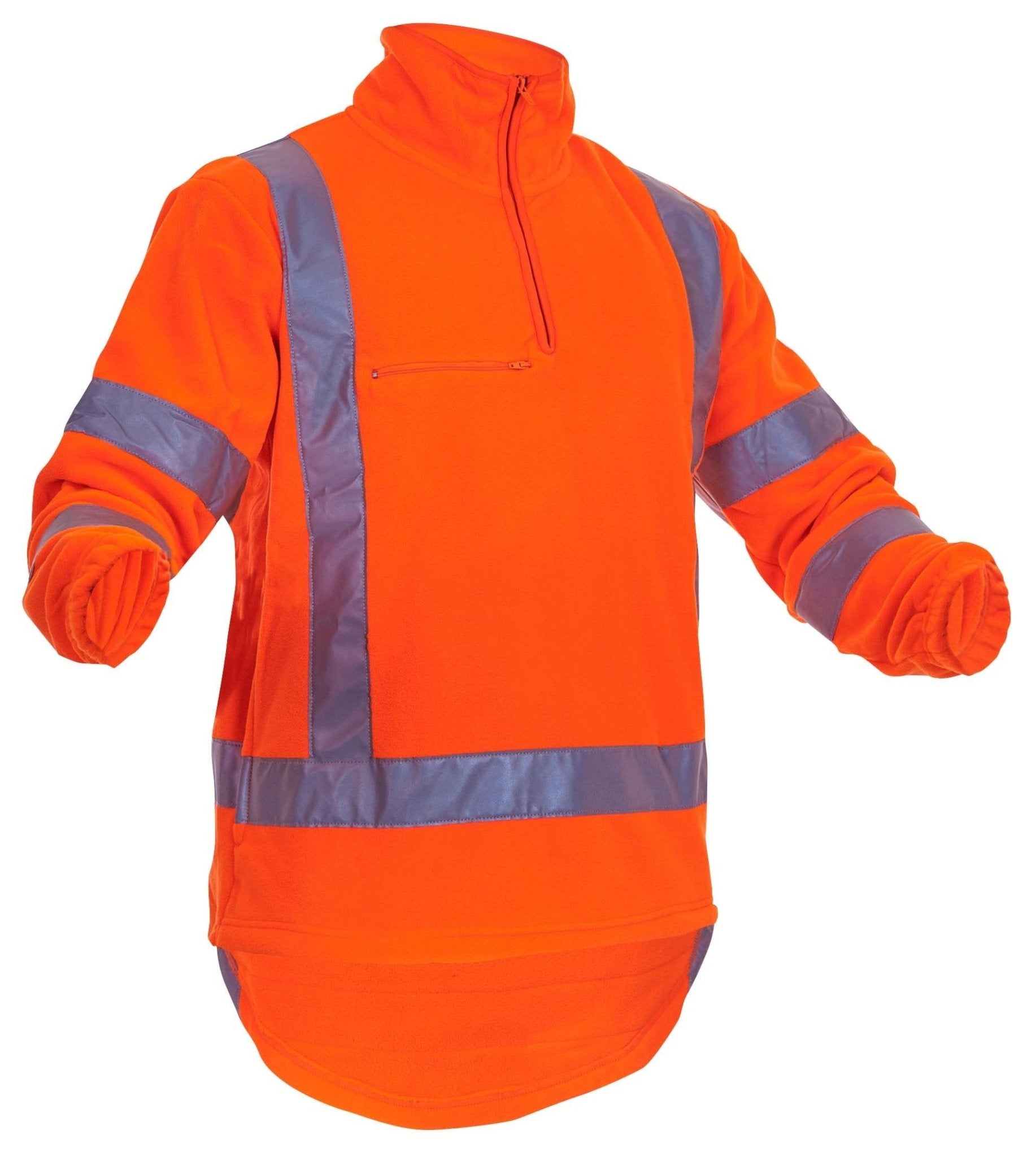 Caution Ttmc-W Polar Fleece 1/2 Zip -380gm - NZ Packaging