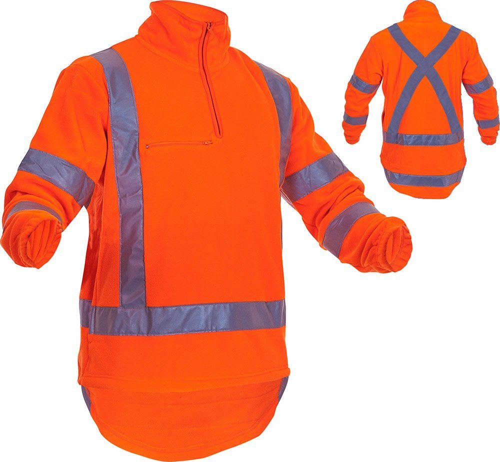 Caution Ttmc-W17 X-Back Polar Fleece 1/2 Zip - NZ Packaging