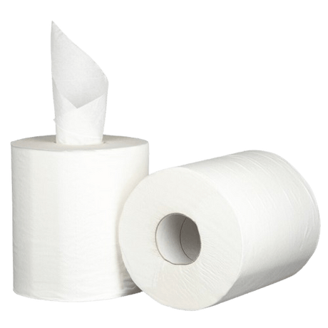 Centrefeed Paper Towel, 2 Ply, White, 210mm X 180m (6) - NZ Packaging