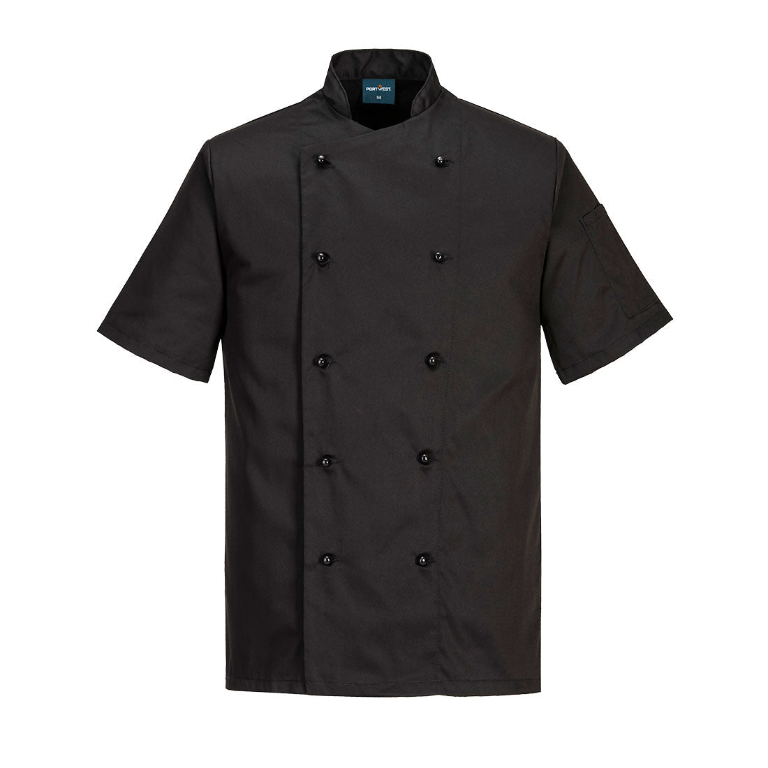 Chef's Kent Jacket S/S, Black - NZ Packaging