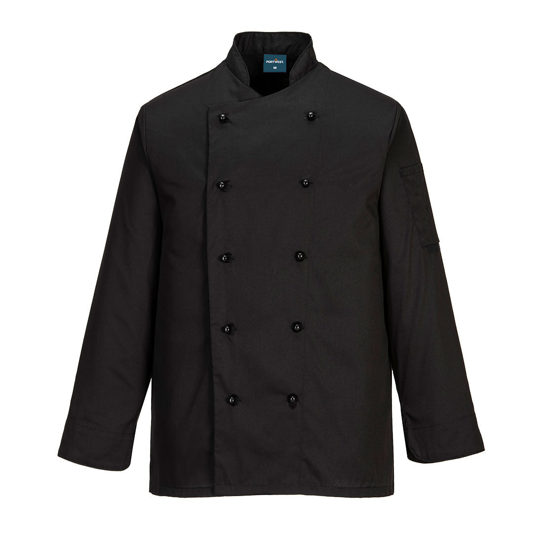 Chef's Somerset Jacket L/S, Black - NZ Packaging
