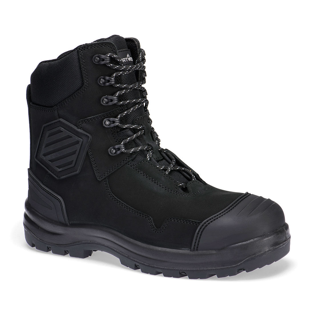 Composite Leather Shin Boot S3S HRO FO SC HI CI AP LG SR, Black - NZ Packaging