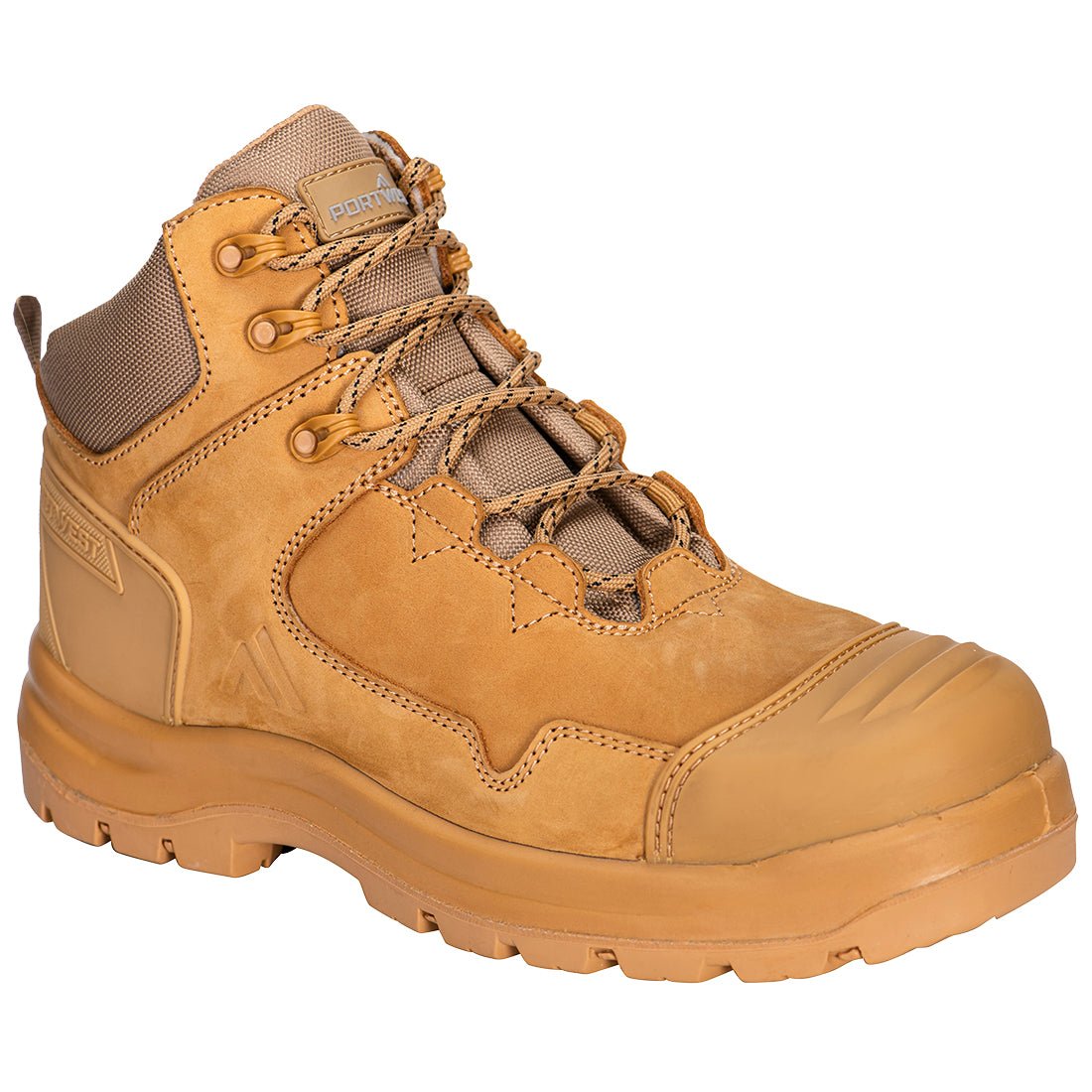 Composite Nubuck Leather Mid Boot S3S HRO SR FO SC LG, Wheat - NZ Packaging