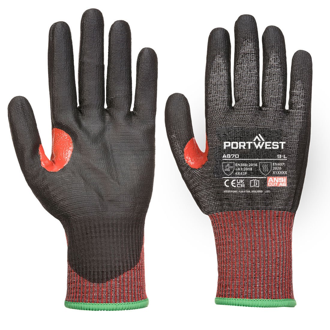 CS Cut F13 PU Glove, Black - NZ Packaging