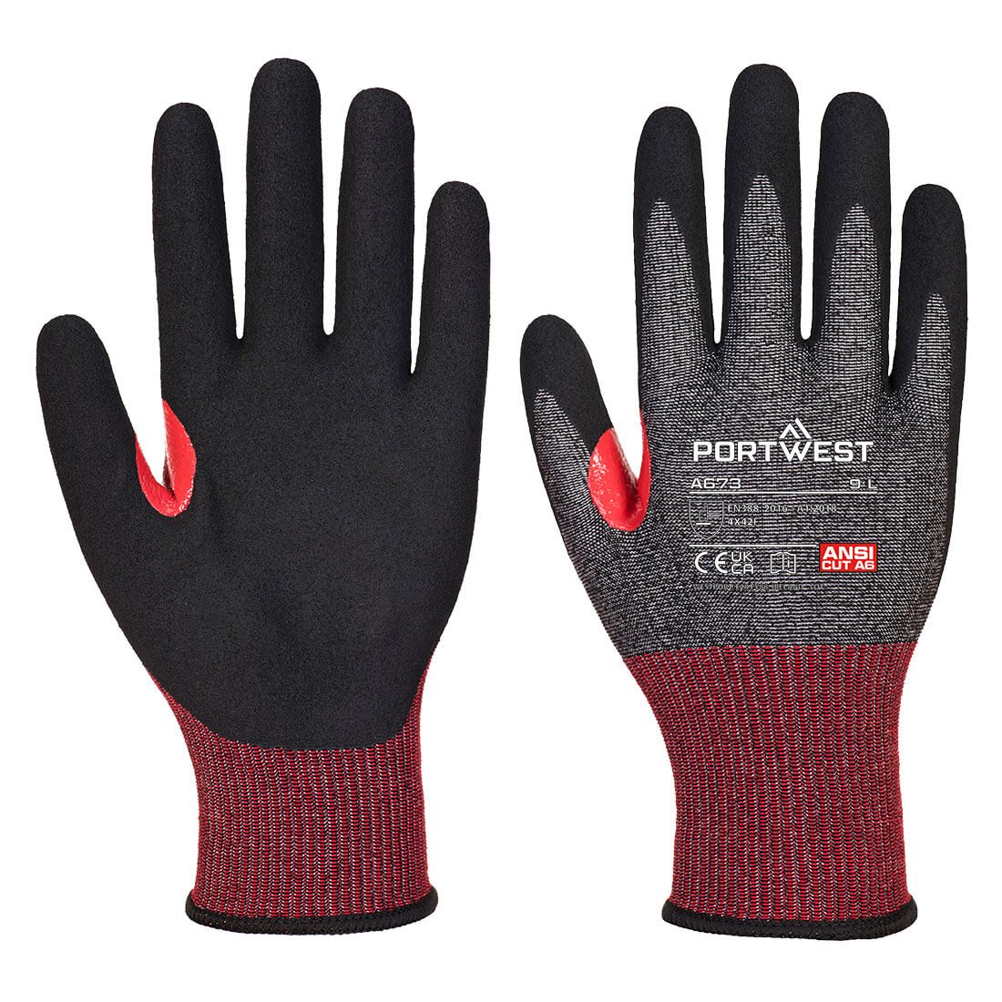 CS Cut F18 Nitrile Glove, Black - NZ Packaging