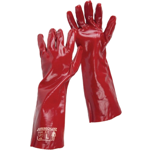Gauntlet Glovesm, Red, 45cm