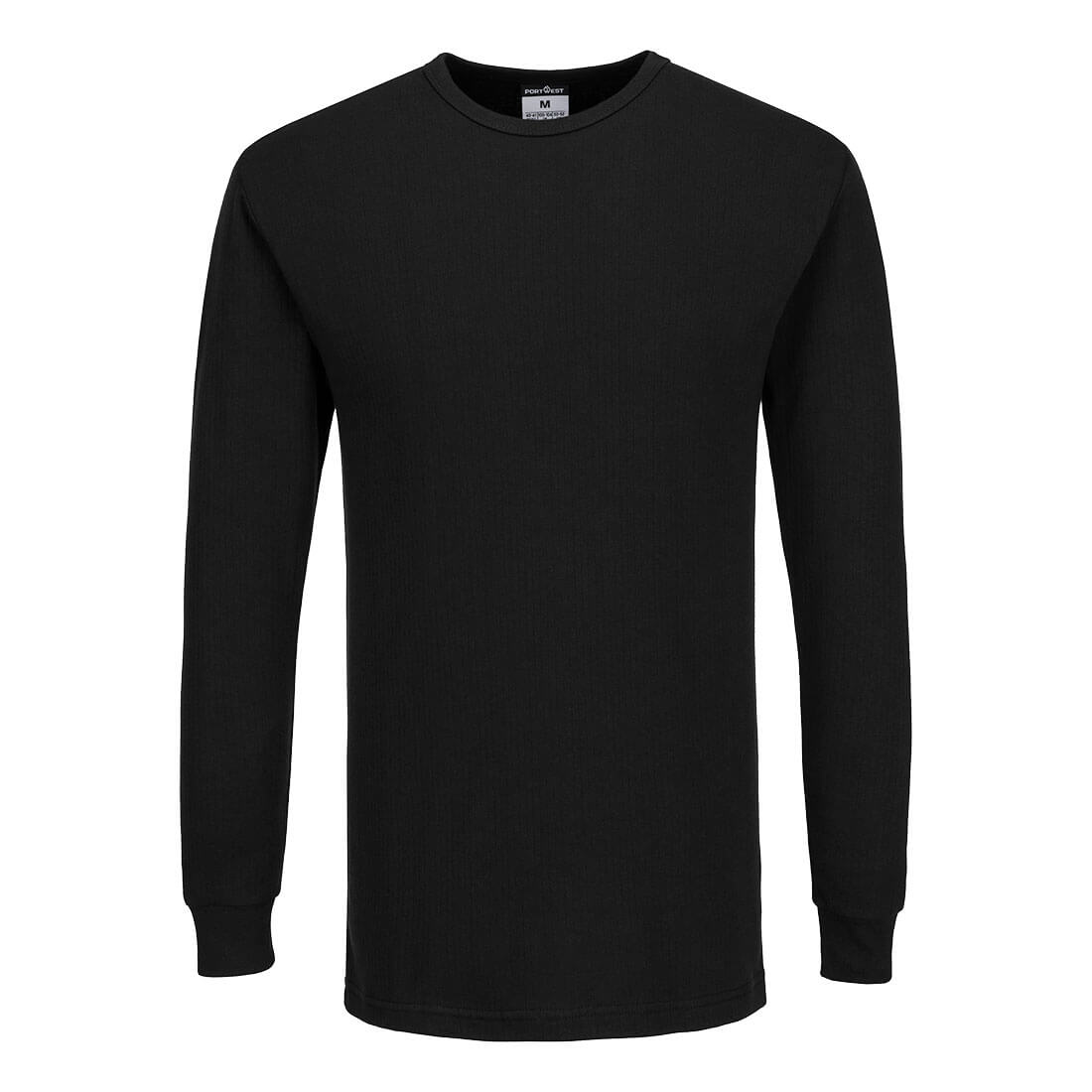 Thermal T-Shirt Long Sleeve, Black