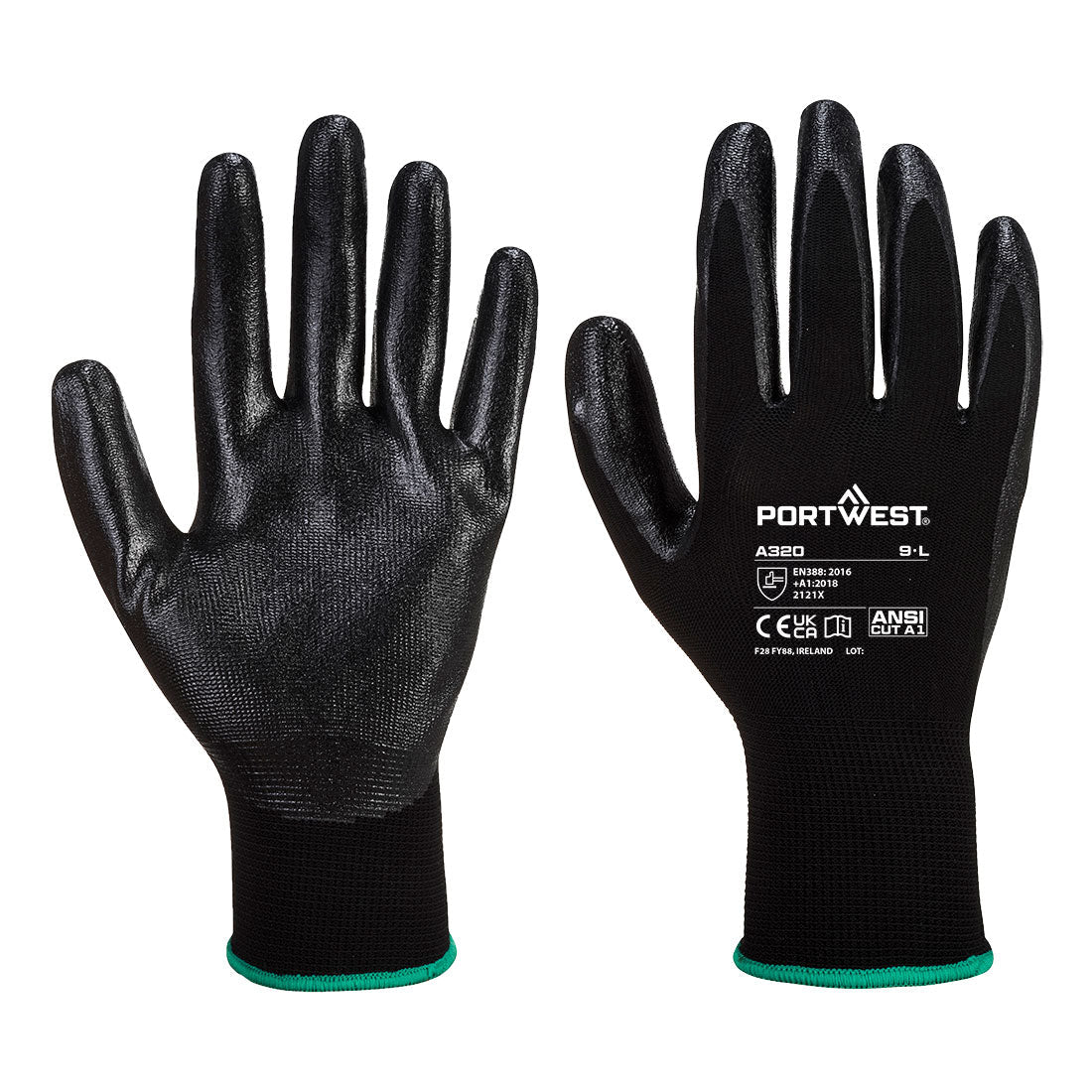Dexti-Grip Glove, Black - NZ Packaging